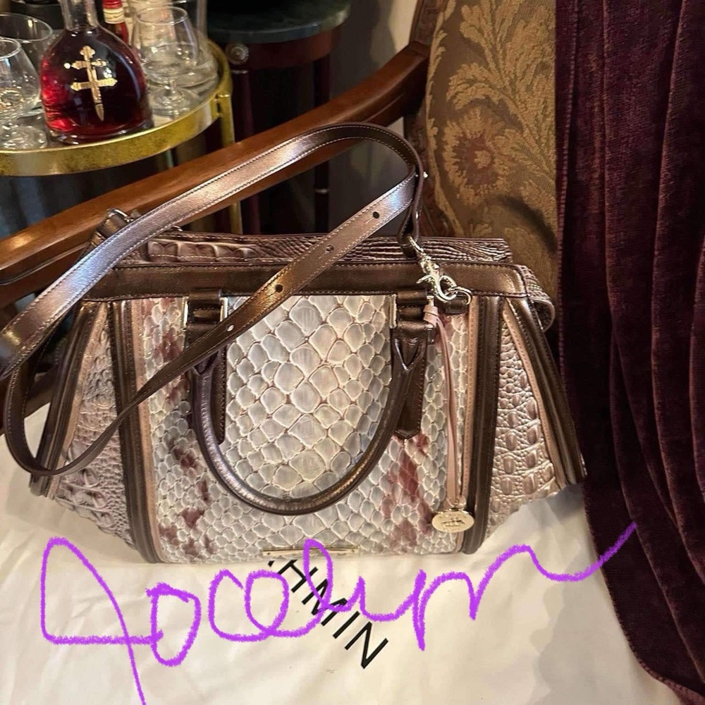 Brown and Cream Handbag vintage Arden